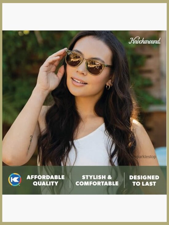 Polarized Square Frame Sunglasses with UV400 Protection main image 7